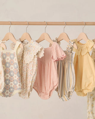 Julia Romper Valencia Stripe Natural