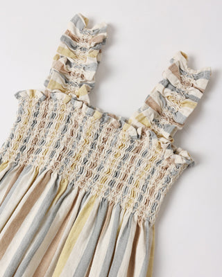 Julia Romper Valencia Stripe Natural