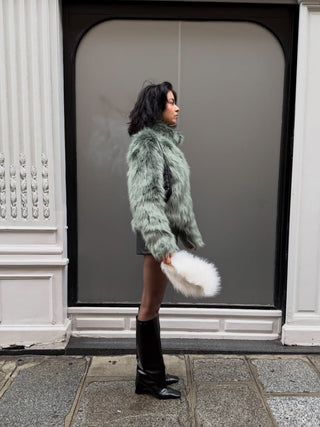 Fur Delish Jacket Sage