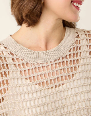 Elsa Dolman Sweater Flax