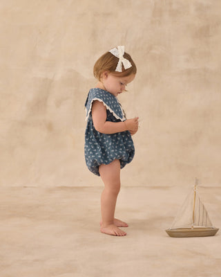 Porter Romper Ditsy Marine