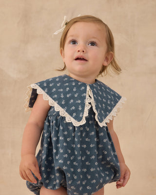 Porter Romper Ditsy Marine