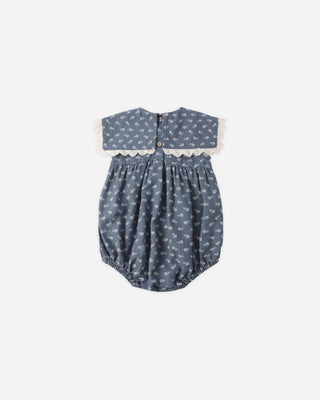 Porter Romper Ditsy Marine