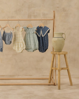 Porter Romper Ditsy Marine