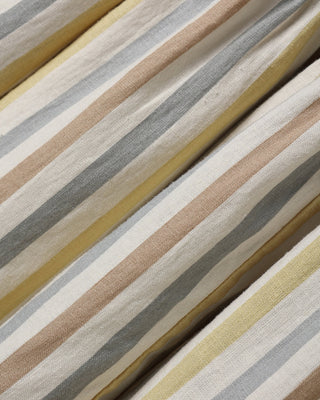 Women’s Ruffle Tiered Maxi Skirt Valencia Stripe Natural