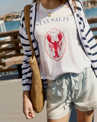 Stay Salty Short Sleeve Top Lobster