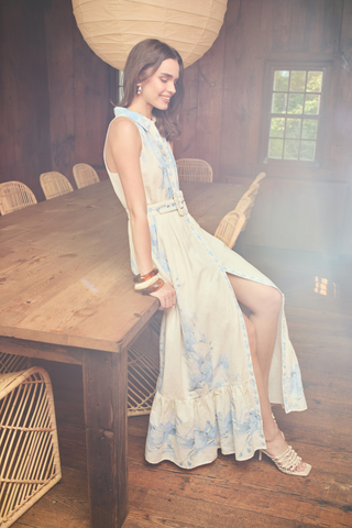 Juniper Maxi Dress Iris Watercolor