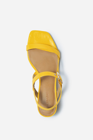 Jinji Low Heel Sandal Sunrise Yellow
