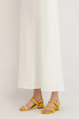 Jinji Low Heel Sandal Sunrise Yellow