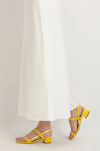 Jinji Low Heel Sandal Sunrise Yellow