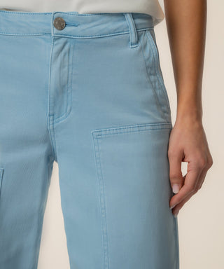Charlotte High Rise Wide Leg Powder Blue