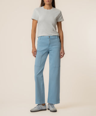 Charlotte High Rise Wide Leg Powder Blue