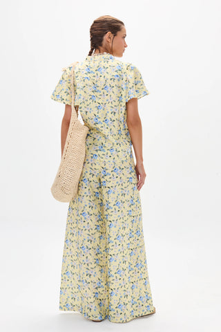 Vincent Linen Pant Francesca Print