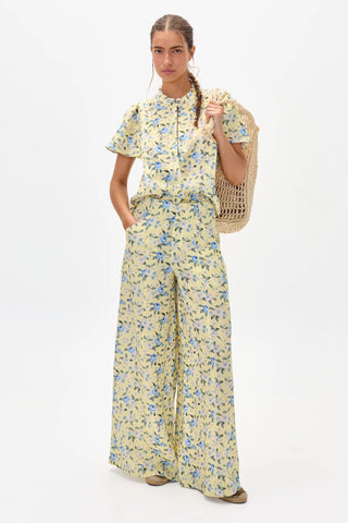 Vincent Linen Pant Francesca Print