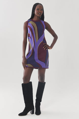 Meritt Dress Organic Retro Geo