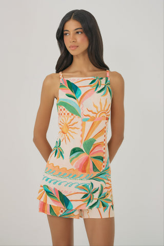Zaraya Romper Whimsy Tropical