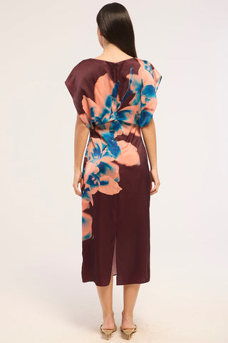 Lenny Dress Cerulean Orchid