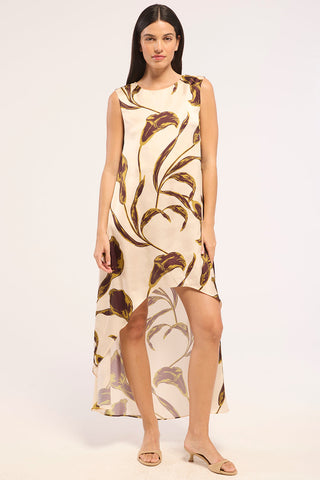 Sabine Dress Mahogany Calla Lily