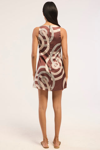 Ellu Dress Chocolate Halo