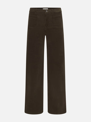 Le Slim Palazzo Modernist Pocket Corduroy Rich Military