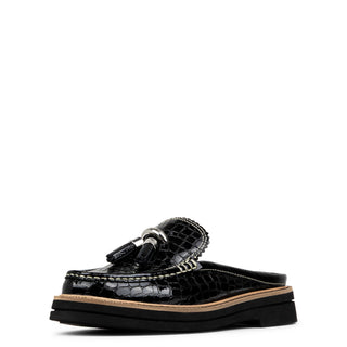 Lyndall Black Slide Loafer
