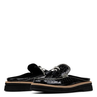 Lyndall Black Slide Loafer