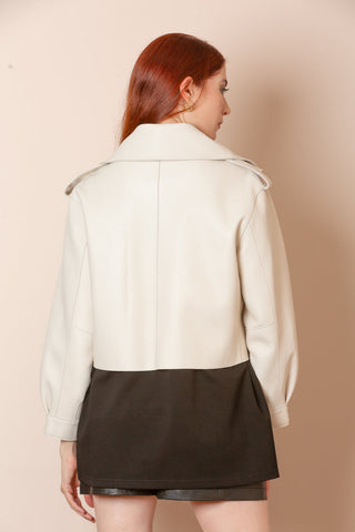Lambskin Signature Moto Jacket Ivory