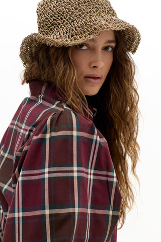 Claire Cotton Twill Shirt Jasper Checks