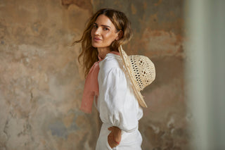 Bubble Linen Shirt Off White
