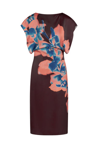 Lenny Dress Cerulean Orchid