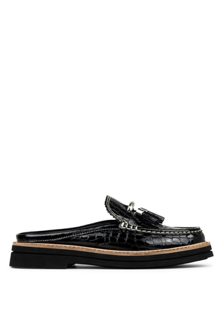 Lyndall Black Slide Loafer