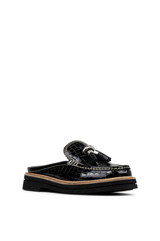 Lyndall Black Slide Loafer