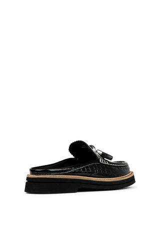 Lyndall Black Slide Loafer