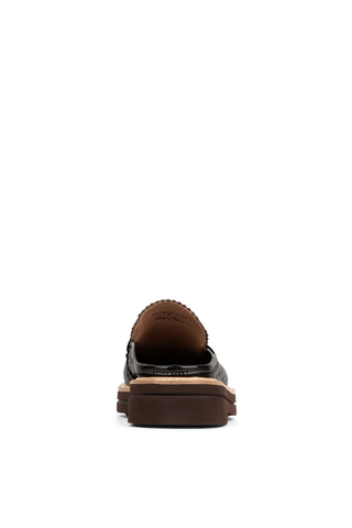 Lyndall Dark Brown Slide Loafer