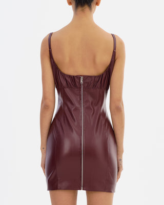 Malika Dress Burgundy