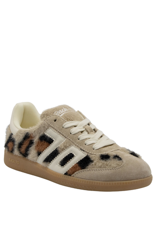 Mohair Camel Butter Leopard Sneaker