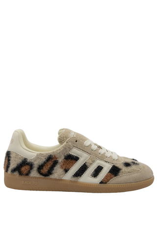 Mohair Camel Butter Leopard Sneaker