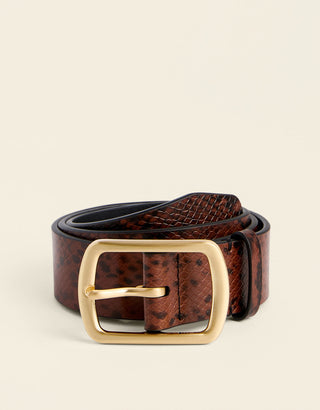 Siren Belt Brown Python