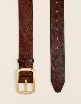 Siren Belt Brown Python