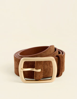 Siren Belt Brown Suede