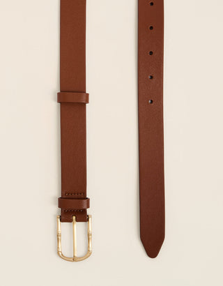 Siren Thin Wrap Belt Brown
