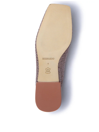 Porto Mule Cocoa Raffia