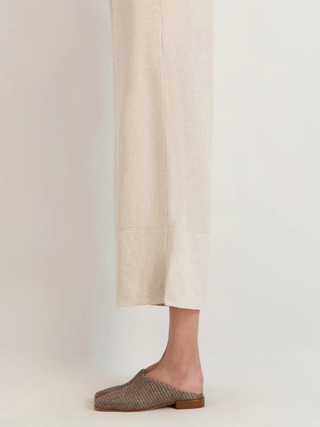 Porto Mule Cocoa Raffia