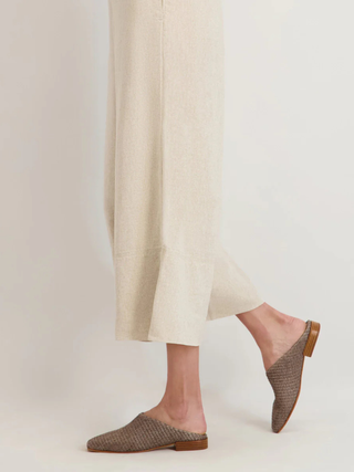 Porto Mule Cocoa Raffia