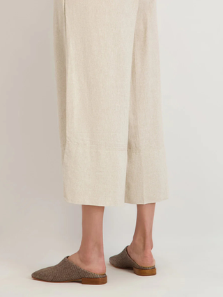 Porto Mule Cocoa Raffia