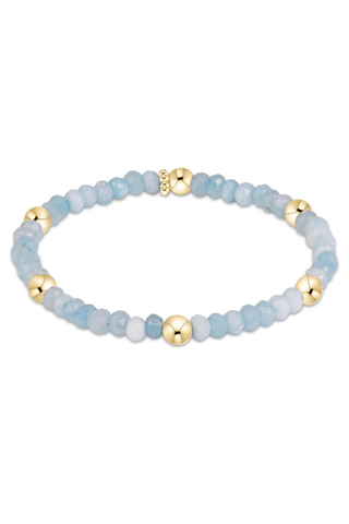 Presence Gemstone 4mm Bracelet Aquamarine
