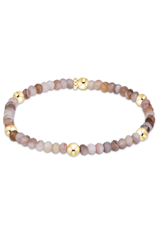 Presence Gemstone 4mm Bracelet Botswana Agate