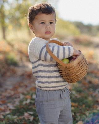 Rex Sweater Slate Stripe