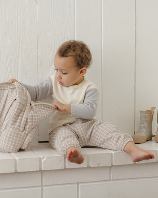 Woven Pant Blue Gingham