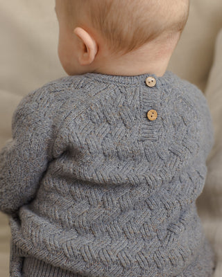 Knit Sweater Heathered Slate